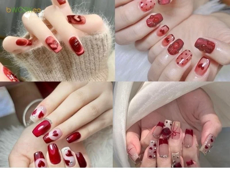 15 Mẫu Nail Màu Đỏ Sang Chảnh & Nổi Bật Nhất 2026