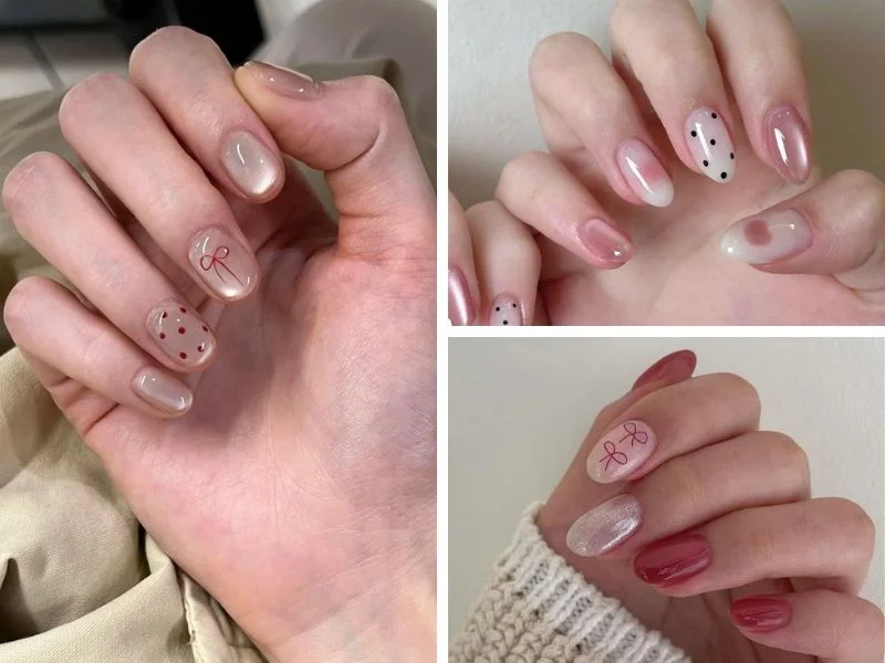 mẫu nail đẹp ngắn