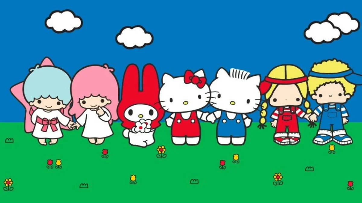 Hình nền Hello Kitty chibi