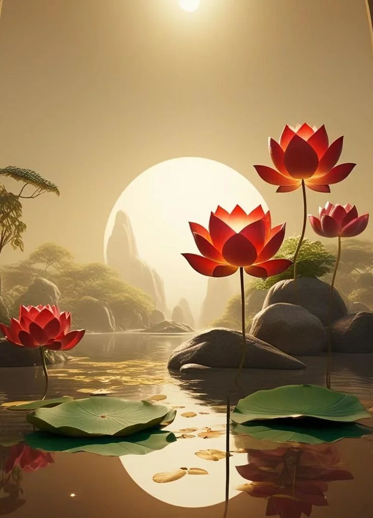 hình nền hoa sen 3d (4)
