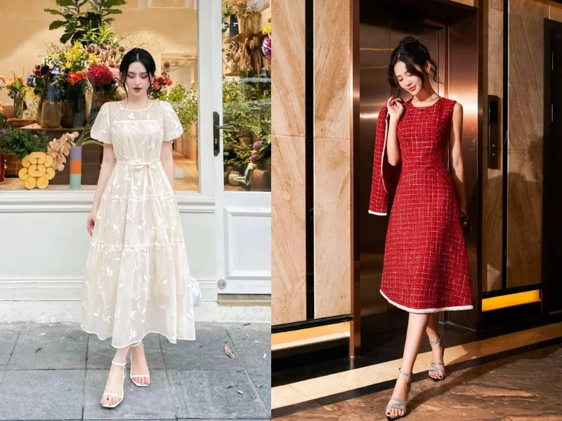 Đầm suông chữ A (7)