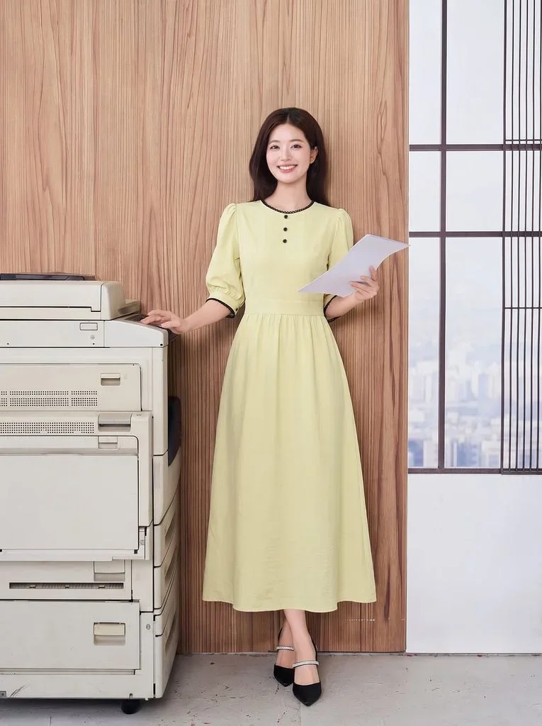 Ảnh minh hoạ mẫu đầm suông mới nhất số 89