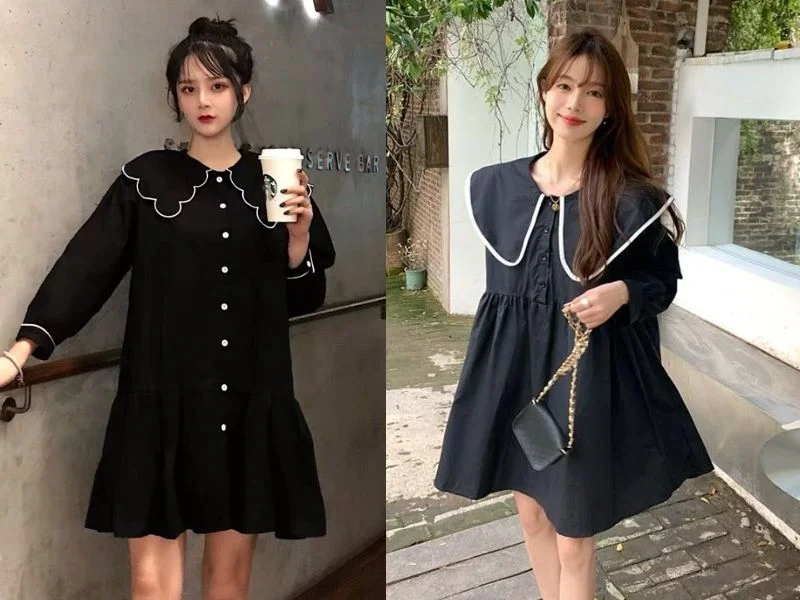 Đầm suông chữ A (3)