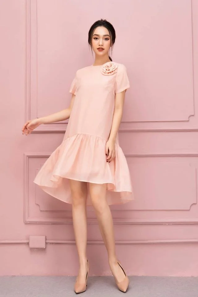 mẫu đầm suông mới nhất, hình 91