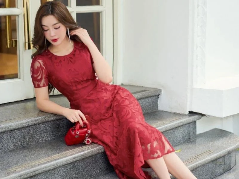 Đầm suông chữ A (5)
