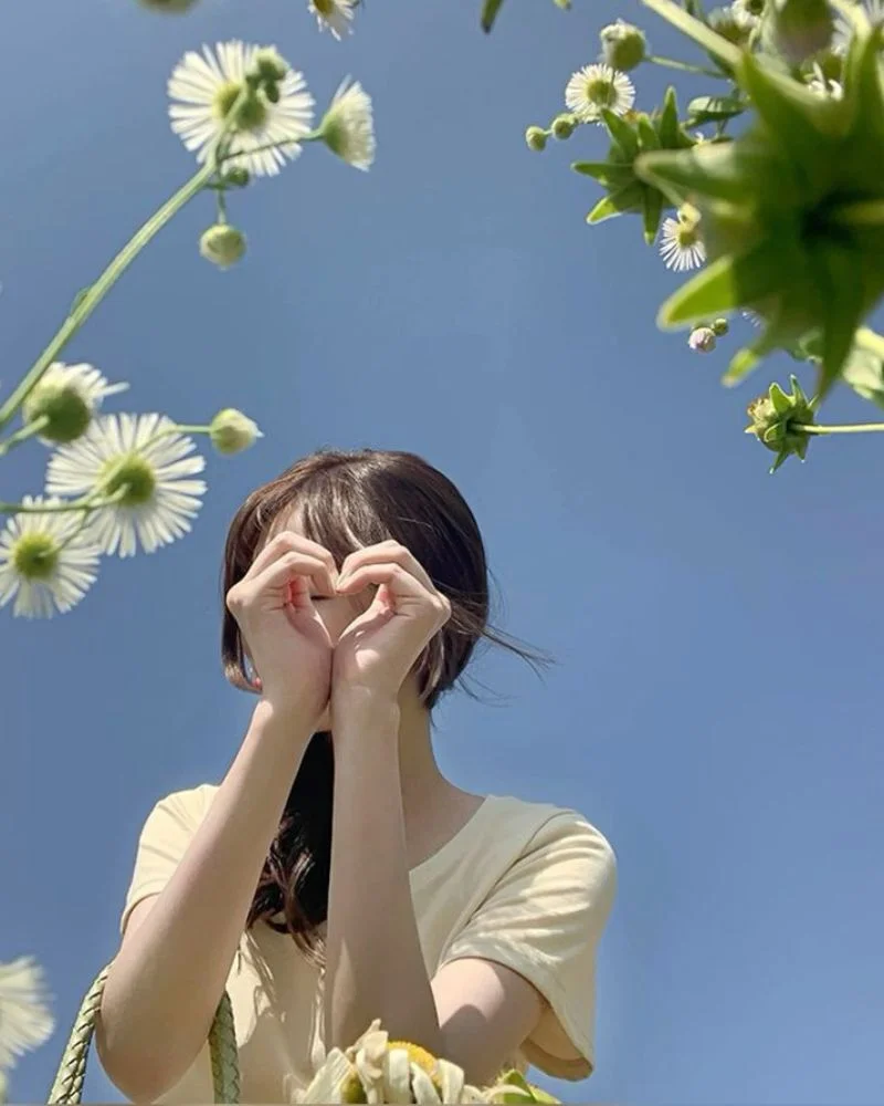 37+ hình gái xinh che mặt ảnh avatar đẹp cho con gái cute