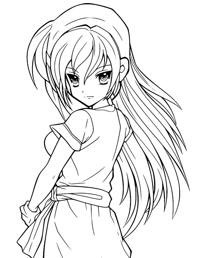 Tổng hợp +100 tranh tô màu anime ngầu, cute, đơn giản cho bé (2)