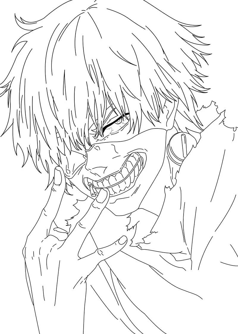 Tô Màu Kaneki Ken