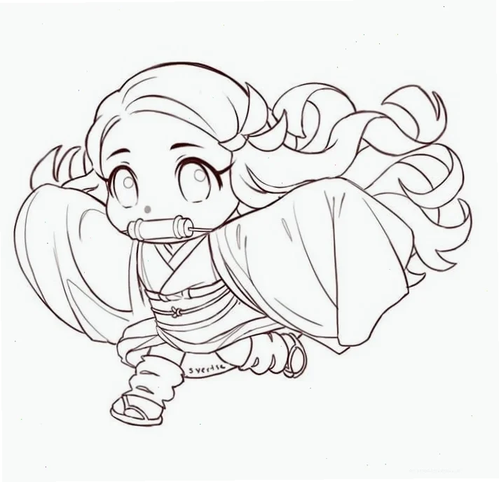 Khám phá 80+ Tranh Tô Màu Anime Cute Chibi Độc Đáo