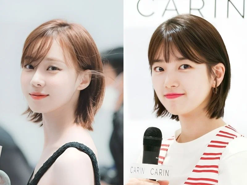 Tóc mái thưa ngắn