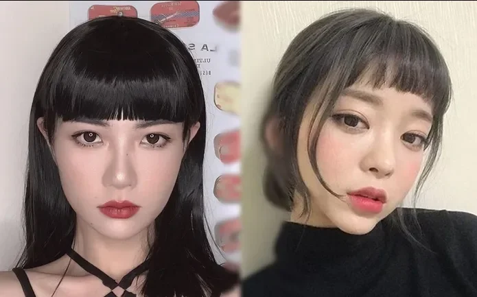 Tóc ngang vai mái lửng