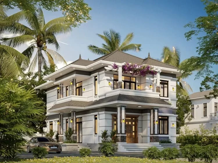 Mẫu nhà biệt thự đẹp lung linh