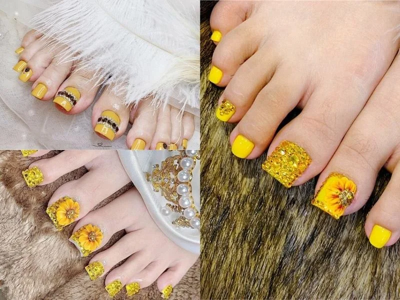 20+ màu móng chân đẹp cho da ngăm trendy mọi mùa